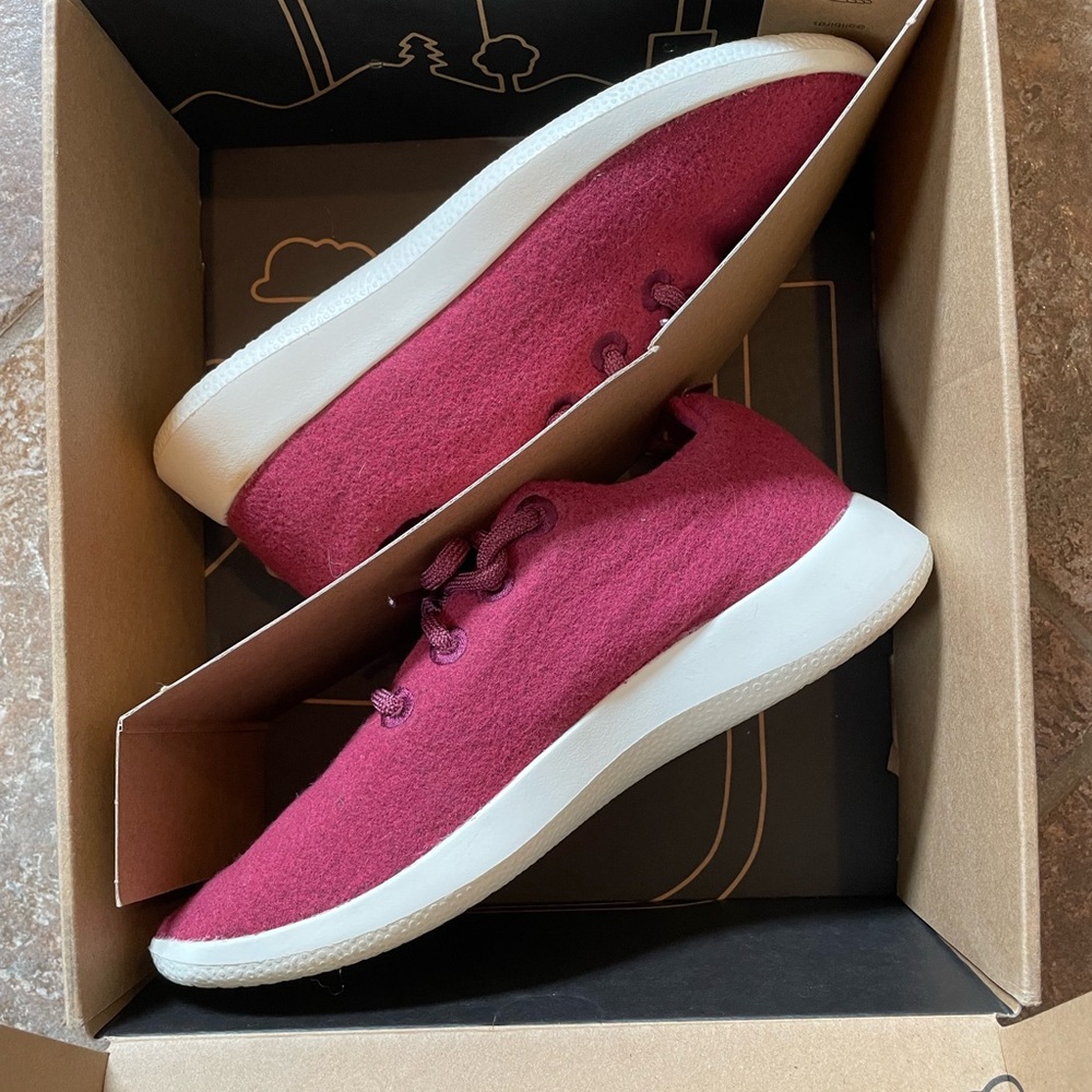 Allbirds Women's Burgundy Wool Sneakers